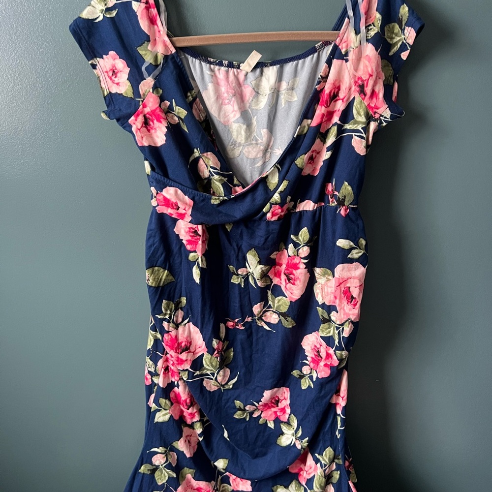 Pink Blush Maternity Dress